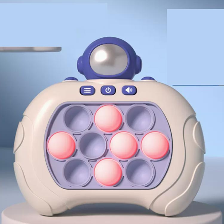 玩具 子供 電動 音楽付き ゲーム キーホルダー 全5種 おもちゃ スクイーズ プレゼント ASMR 光る 玩具 バブル ポップイット 多動症 自閉症 触覚遊び フィジェット 光るおもちゃ 知育玩具 知育 クマ 宇宙飛行士 ウサギ アヒル クリスマス プッシュポップ rushup-10006535 RUSHUP楽天市場店 サンプル画像3