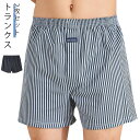 前開き 綿 トランクス 2枚セット コットン ニットトランクス トランクス メンズ ボタン付き ストライプ柄 紳士 インナー 吸汗 通気 肌着 男性 ストレッチ...