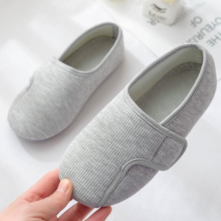 軽量 介護シューズ 病院 介護スリッパ 入院 ルームシューズ 室内用 介護シューズ 入院スリッパ 靴 かかと付き 綿 滑り止め 室内履き 病院用 転倒予防 面ファスナー 施設 レディース むくみ 介護 妊娠 出産 出産準備 軽量 3