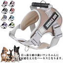 犬用 ハーネス ハンドル付 パワーハーネス 胴輪 反射テープ 超小型犬-大型犬 飛び出し防止 簡単装着 ハンドルハーネス ソフト 衝撃吸収 大型犬 中型犬 小型...