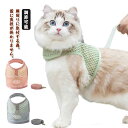 猫 ハーネス 胴輪 リード メッシュ 猫用 ネコ キャット ねこ ベスト キャットハーネス 猫ハーネス 抜けない 猫用胸当て 猫用ハーネス ペット 服 簡単脱着...