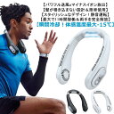 冷却プレート付 ひんやり ネッククーラー 携帯扇風機 強力 羽根なし 360°送風 静音 首かけ扇風機 Type-C充電式 ハンズフリー コンパクト 3000m...