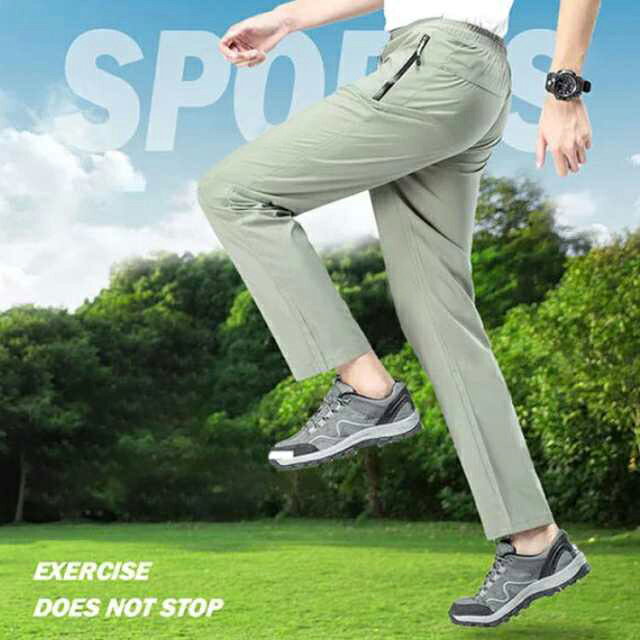 ひんやり 吸汗速乾 無地 ストレートパンツ 登山パンツ アウトドアパンツ ストレッチパンツ ゴルフパンツ スポーツパンツ ジョガーパンツ ゆったり 夏 涼感 薄手 登山 ロングパンツ ストレッチ トレーニング キャンプ ランニング 自転車 旅行 釣り メンズ rushup-10003058 RUSHUP楽天市場店 サンプル画像2