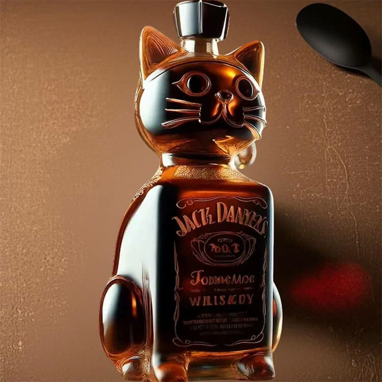 ガラス容器 おしゃれ 猫 300ml ウイスキーデキャンター キャット 贈り物 プレゼント ウィスキーボトル ボトル 保存容器 ユニーク 置物 インテリア バー グッズ 雑貨 記念日 誕生日 お父さん 動物 旦那 ギフト ウィスキーボトル 退職祝い