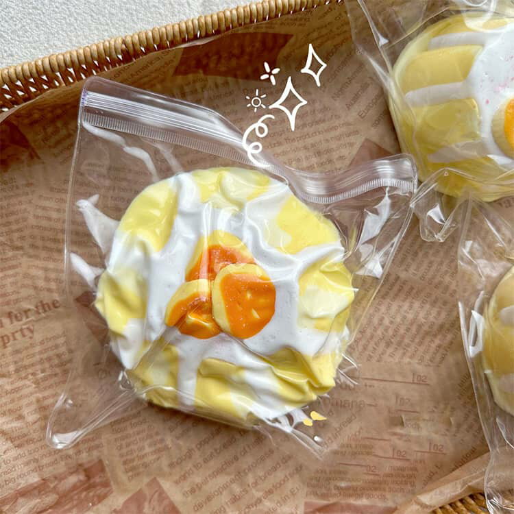 プリン ぷにぷに 柔らか リアル 低反発 かわいい インテリア スクイーズ プディン...
