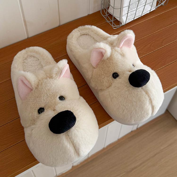 暖かい スリッパ ふわふわ もこもこ ふわふわ あったか スリッパ 冬用 かわいい レディース ルームシューズ 室内履き 犬 イヌ スリッパ もこもこ 暖か ルームシューズ あったか スリッパ おしゃれ 冷え対策 室内 来客用 2