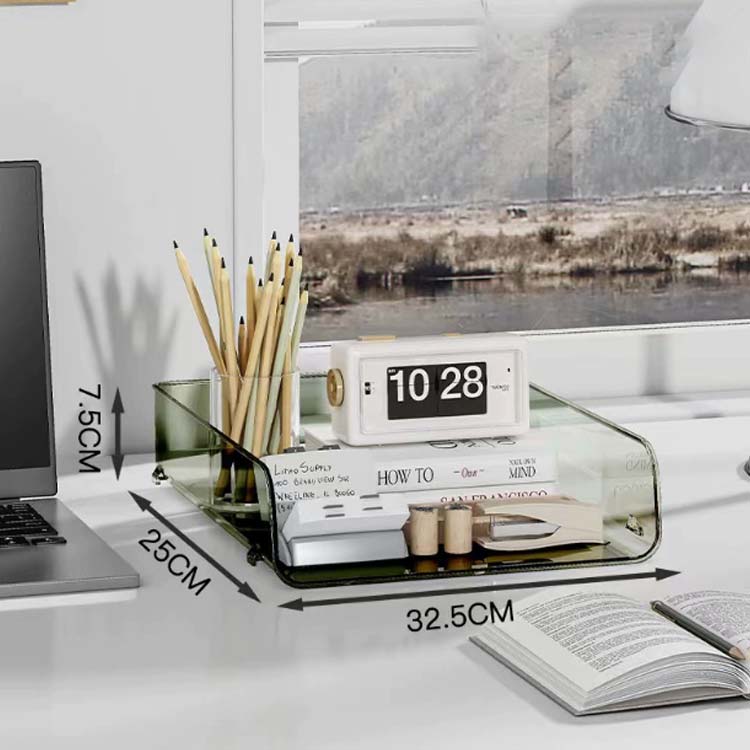 透明 引き出し クリア 横 レターケース レタートレー 卓上 ファイル整理 デスク上収納 レターケース 書類 コピー用紙 収納ボックス 卓上収納ケース 事務用品 机上 トレー 棚 収納ケース 整理 オフィス おしゃれ 小物入れ A4 伝票 郵便物 スタッキング 重ねる