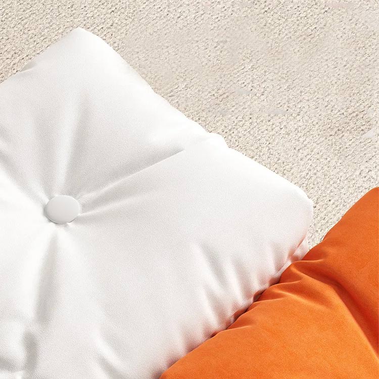 クッション付き オットマン ソファ 足台 足置き台 折り畳み式 足置き 折りたたみ 一人掛け フットレスト スツール オットマン 脚置き 腰かけ フットスツール 木製 軽量 リビング 洗えるカバー 北欧 おしゃれ シンプル 収納 [2]