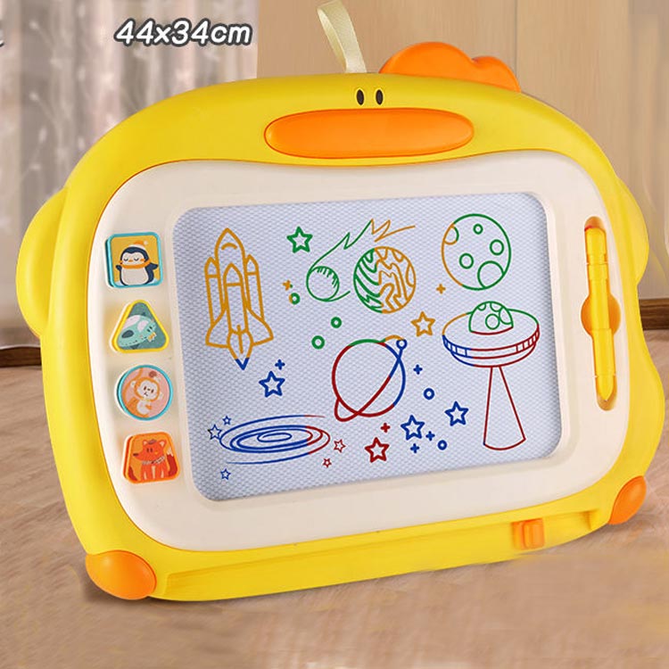 お絵描きボード 大画面 かいて育脳 おもちゃ 2歳から 恐竜 かわいいデザイン ダック 知育玩具シリーズ 男の子 キッズ 子供 誕生日 女の子 マグネットボード 2