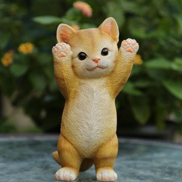 置物 防水 かわいい ガーデニング 猫 ガーデンオーナメント 部屋 屋外 ねこ 飾り ガーデン 耐久 プレゼント ギフト アニマル お庭 玄関 インテリア 出窓 階段 雑貨