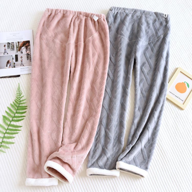 マタニティパンツ ふわふわ もこもこ ルームパンツ 秋冬 あったかい レディース ル...
