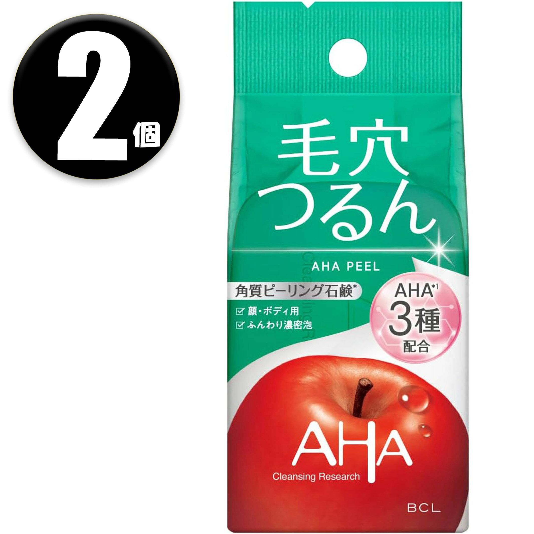 Rakuten - (2個) BCL クレンジングリサーチ ソープ AHA＆ピール 角質ケア 洗顔石鹸 ピーリングソープ