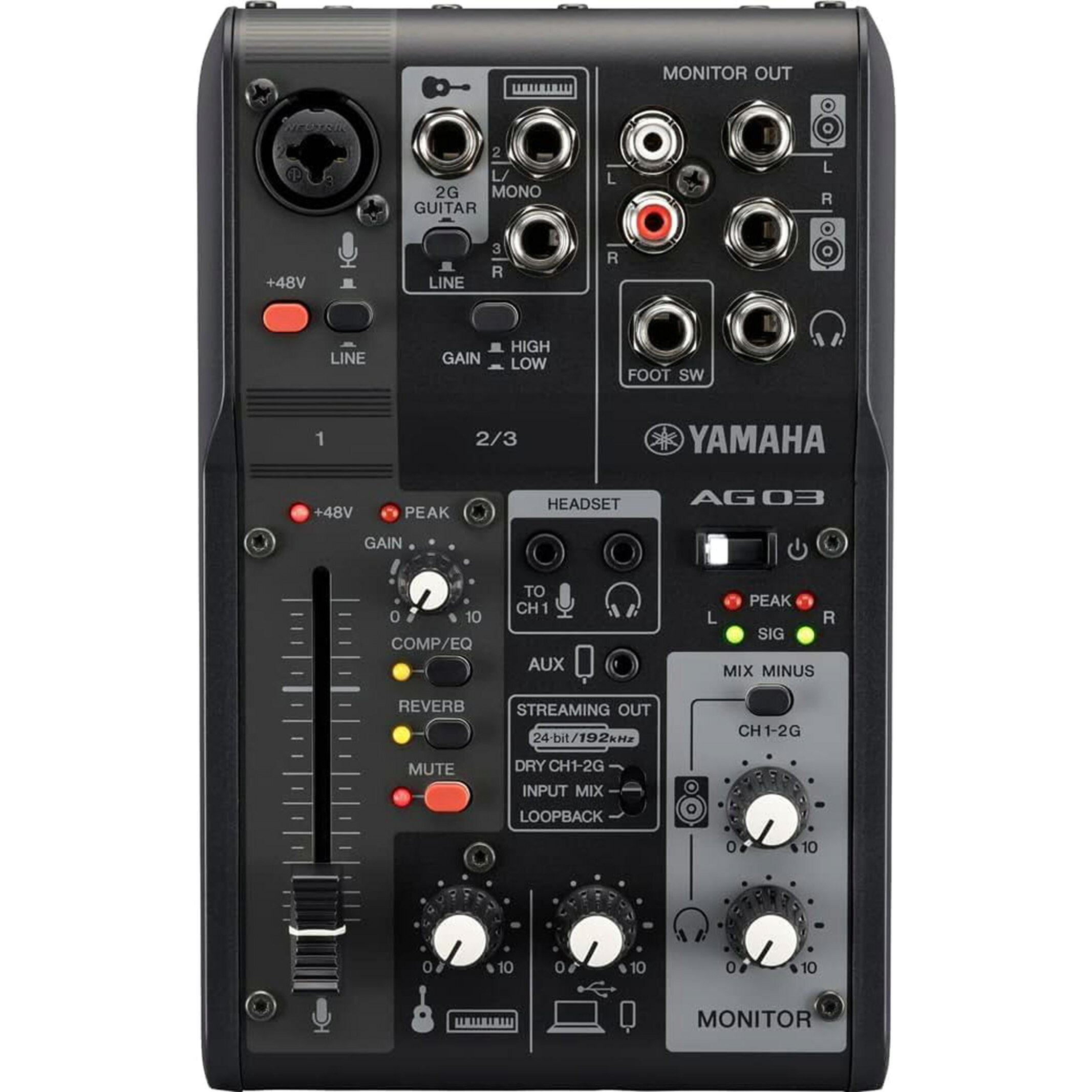楽天市場】yamaha ag03 mk2（オーディオインターフェイス｜DAW・DTM