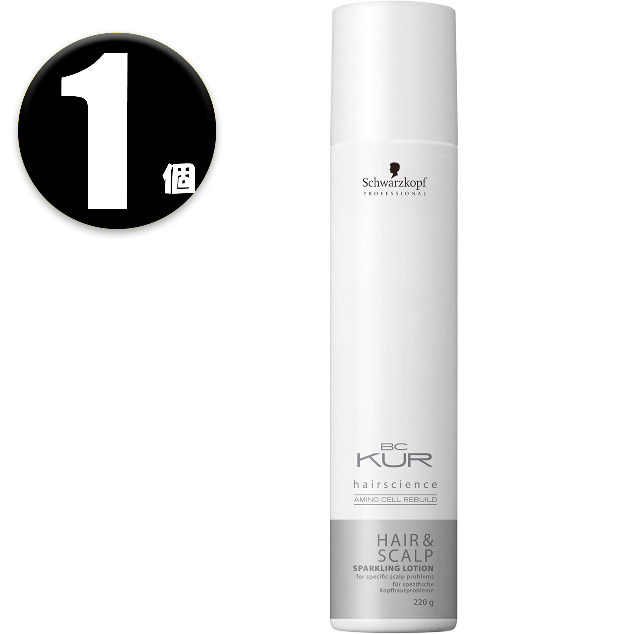 シュワルツコフ BCKUR ヘア&スキャルプ スパークリングローション 220g