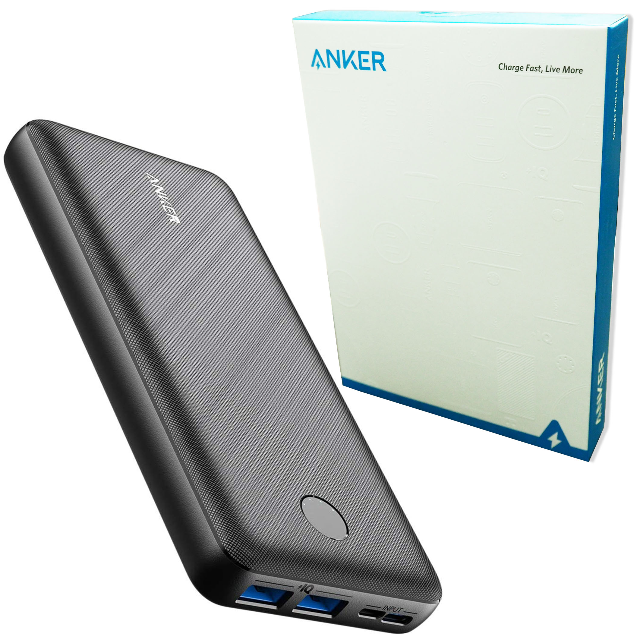 Anker PowerCore Essential 20000 モバイルバッテリー 超大容量 20000mAh ブラック A1268011