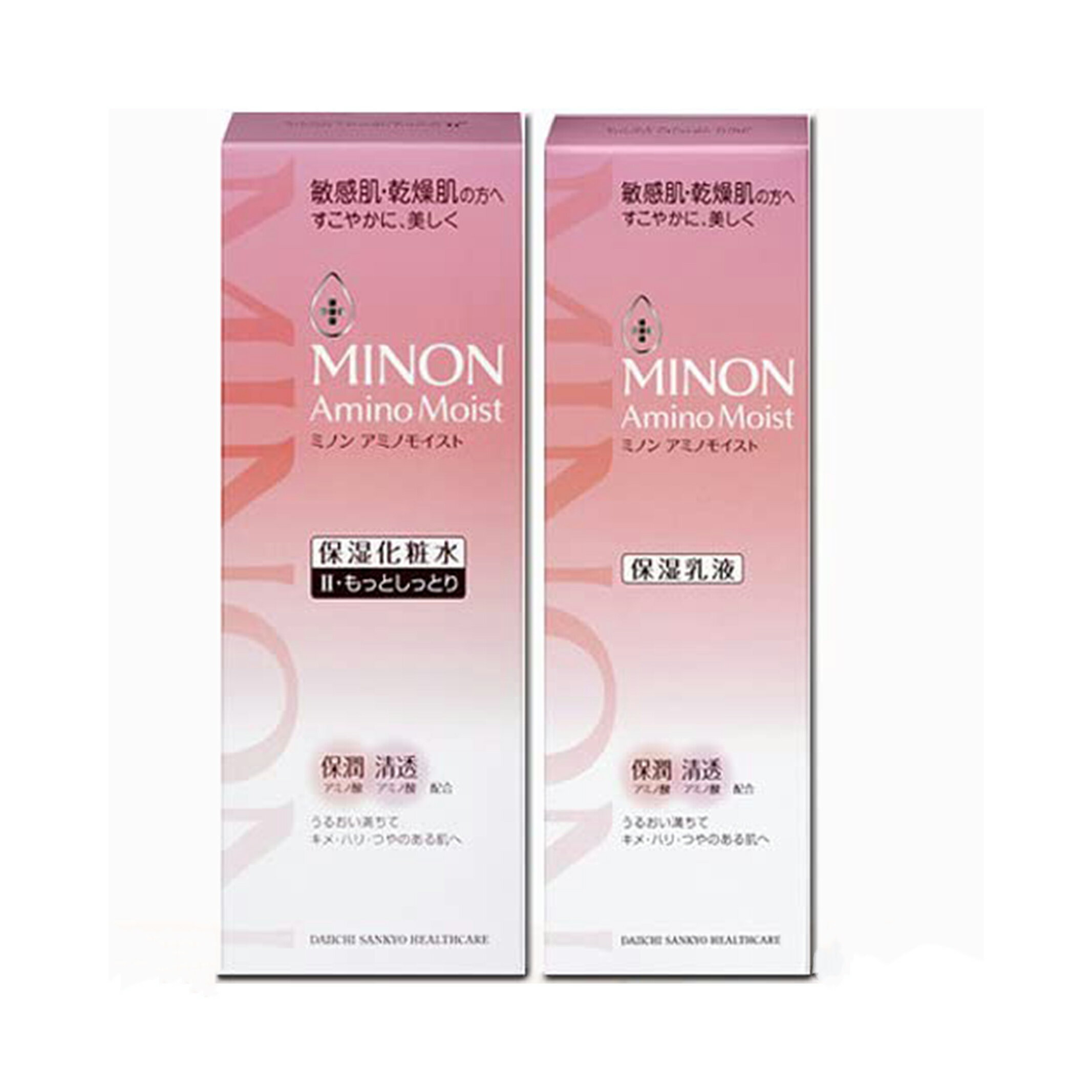 【セット】 MINON ミノン アミノモイスト モイストチャージ ミルク 100g ＋ ローションII もっとしっとりタイプ 150mL セット