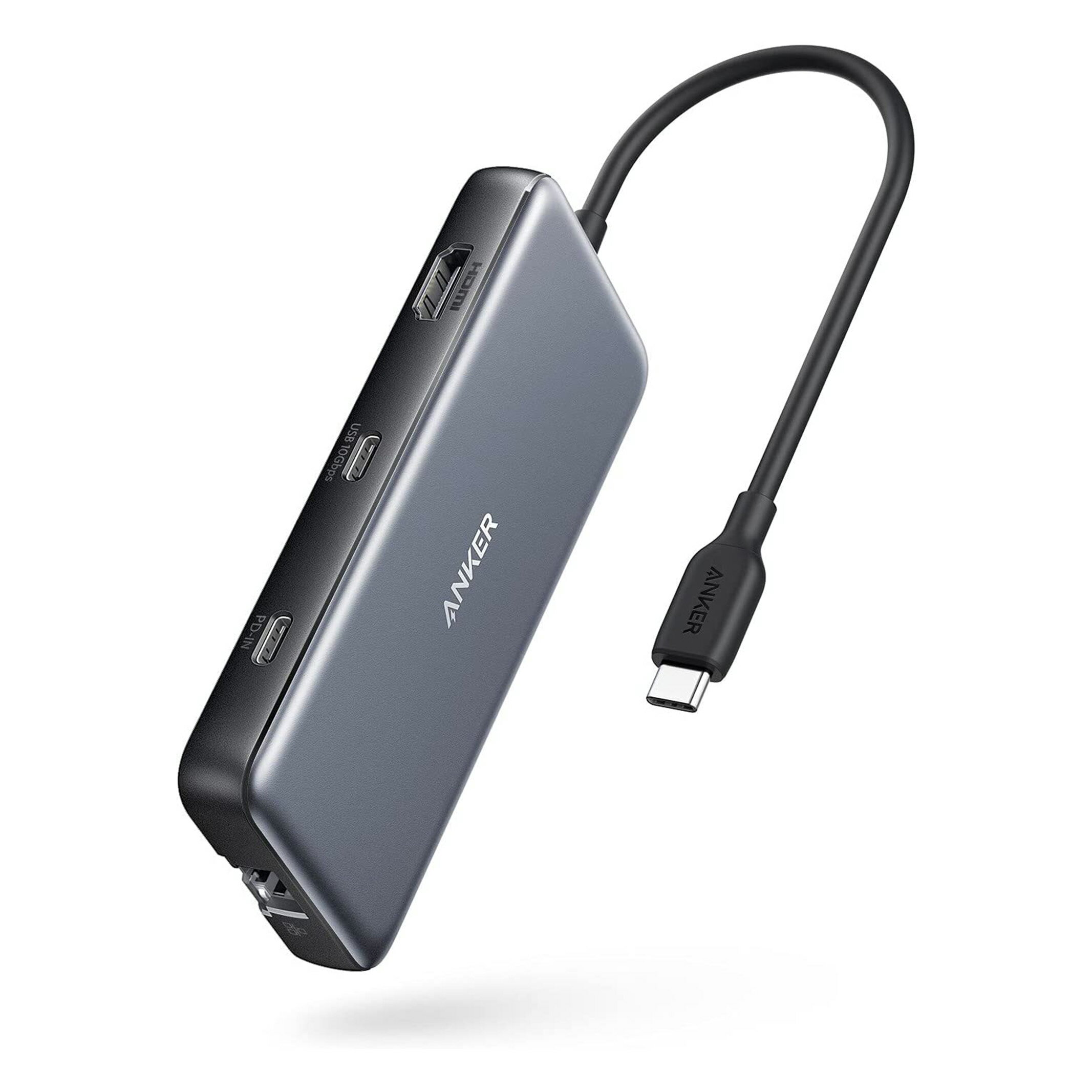 Anker PowerExpand 8-in-1 USB-C PD 10Gbps データ ハブ 100W USB Power Delivery 対応 USB-Cポート 4K出力...