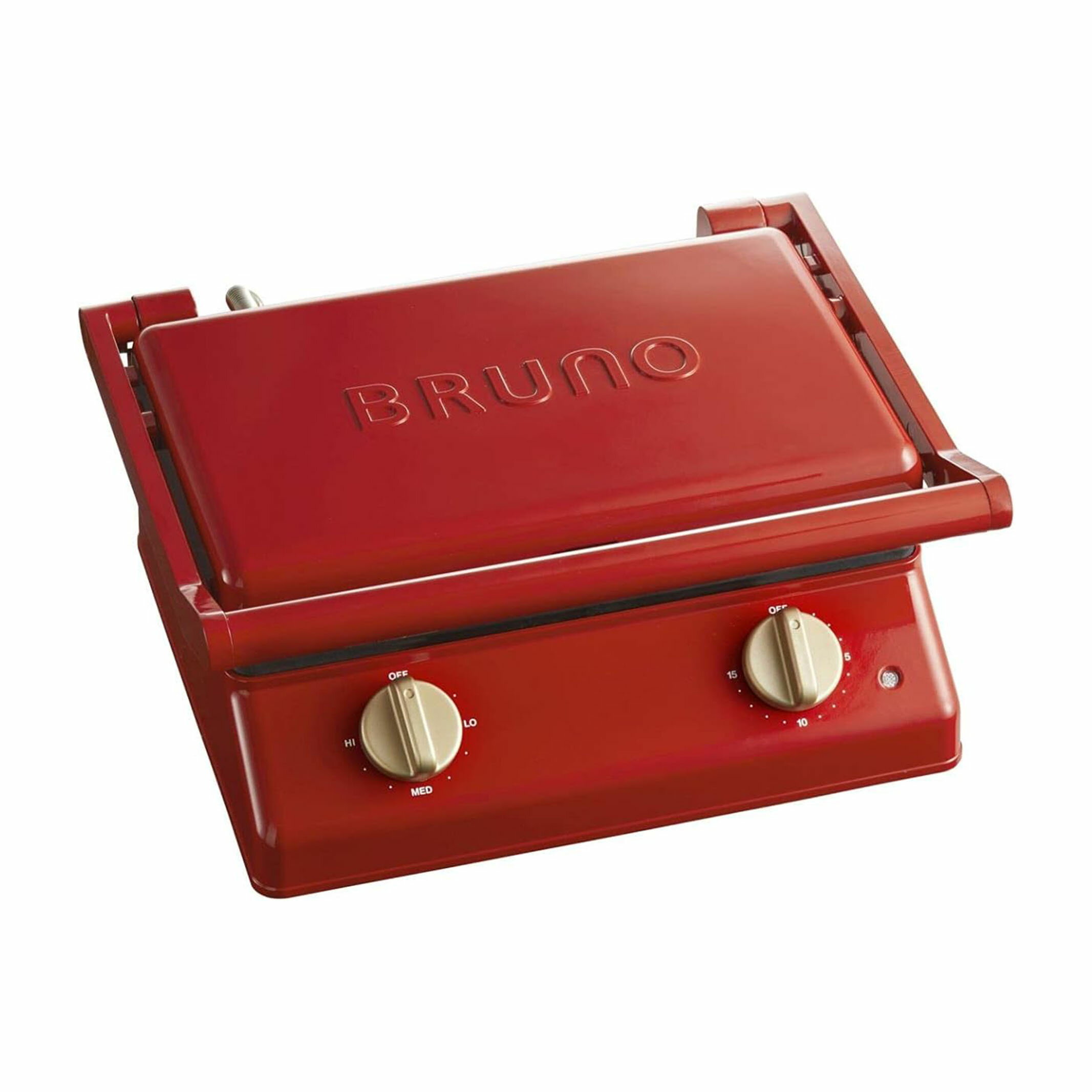 BRUNO ブルーノ グリルサンドメーカー ダブル レッド BOE084-RD