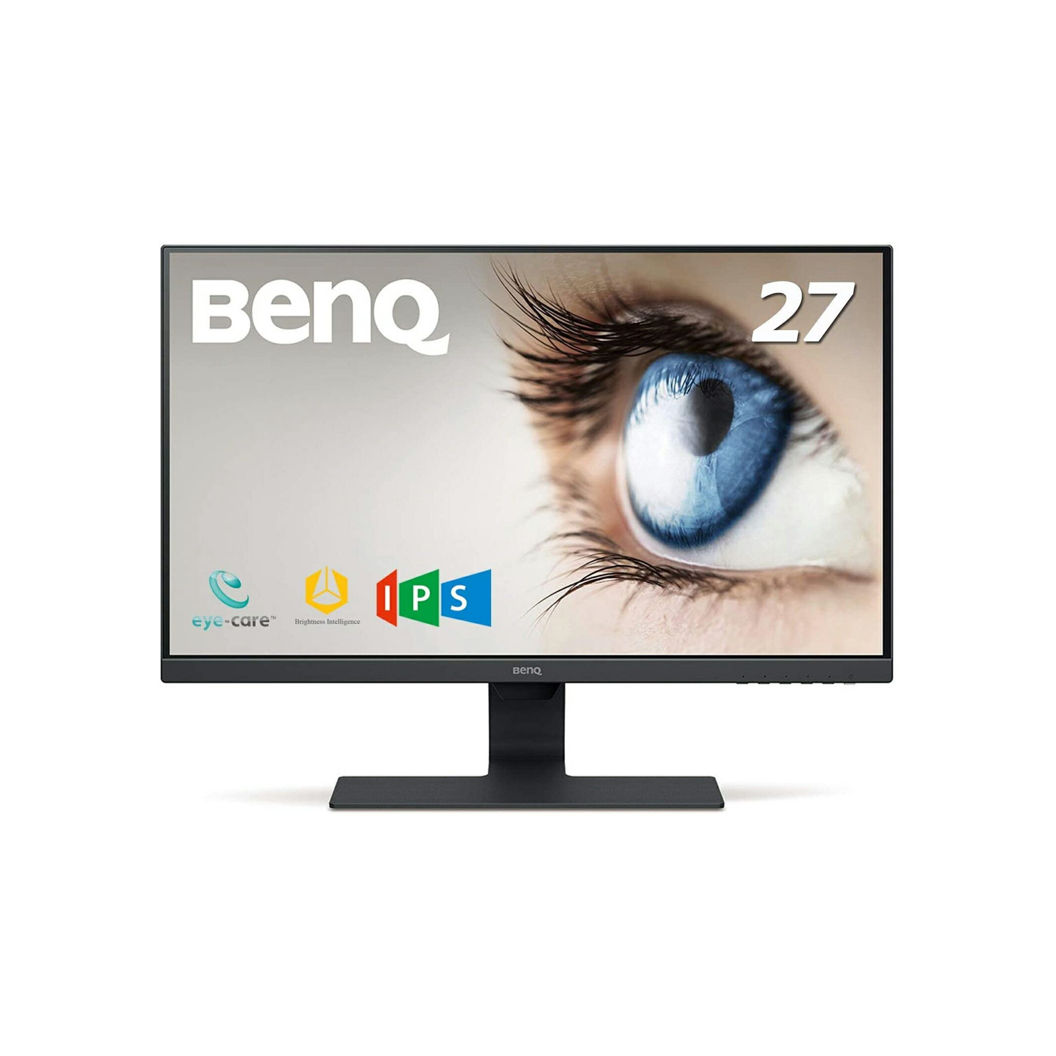 BenQ GW2780 アイケアモニター (27インチ/IPS/ノングレア/ブルーライト軽減/ベゼルレス/輝度自動調整機能(B.I.)搭載/スピーカー(2Wx2)/D-sub/HDMI1.4/DP1.2)