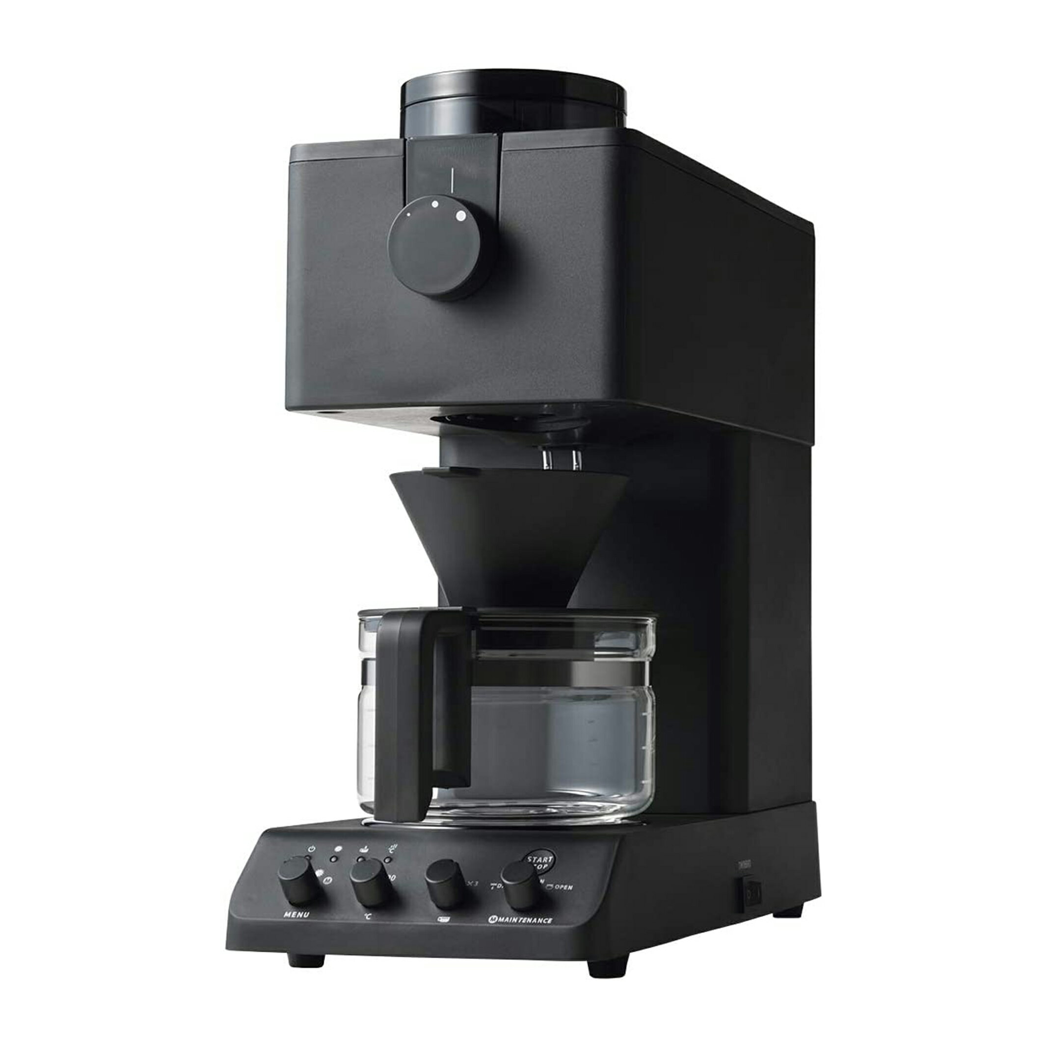 ツインバード コーヒーメーカー TWINBIRD ツインバード 全自動コーヒーメーカー CM-D457 ブラック