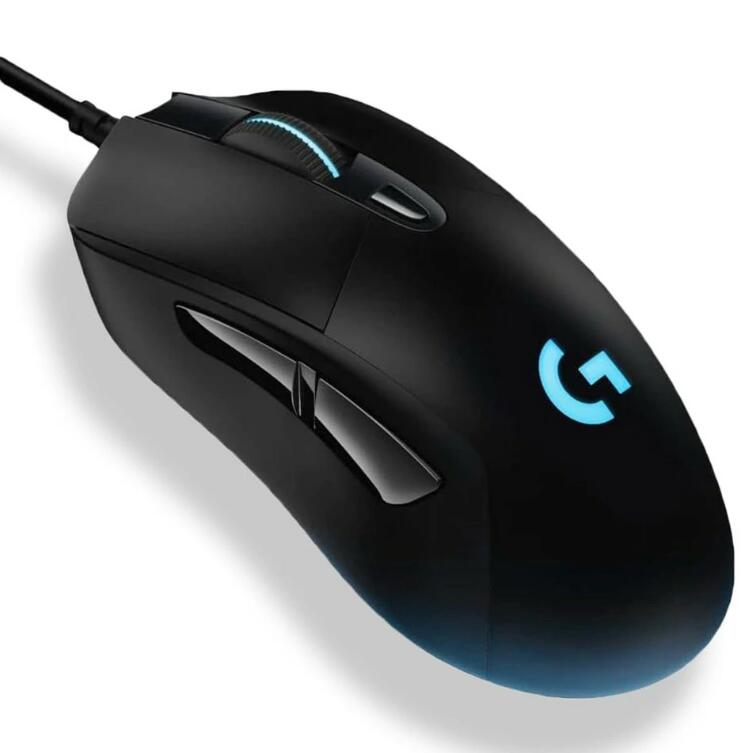 Logitech G ロジテック ゲーミングマウス G403h HERO 有線マウス 軽量 87g 25Kセンサー エルゴノミクス LIGHTSYNC RGB PC windows mac G403 ブラック 並行輸入品