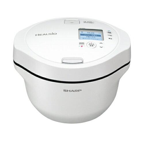 SHARP シャープ ヘルシオ ホットクック KN-HW24G-W ホワイト系 HEALSIO 電気調理鍋 無水鍋 2.4L (2人～6人用)のサムネイル