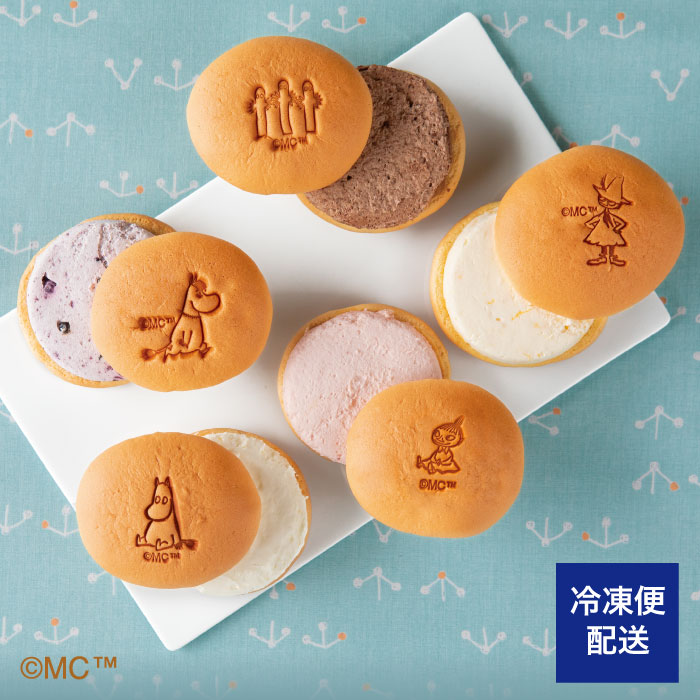 ムーミン パンケーキサンド常温便同梱不可 冷凍 ケーキ クール シベール 麦工房 moomin Moomin ムーミンスフレ パンケーキ ふわふわ し..