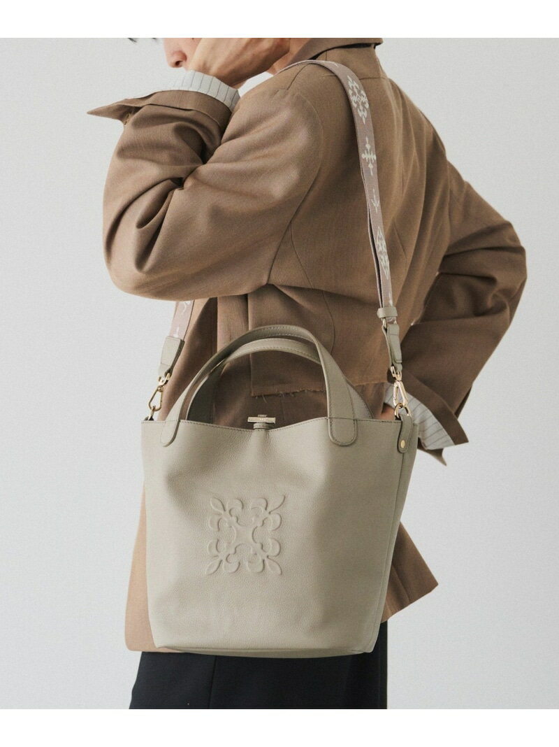 《WEB限定》ソフトレザー2WAYミニトートバッグ russet ラシット バッグ トートバッグ グレー ブラック【先行予約】*【送料無料】[Rakuten Fashion]