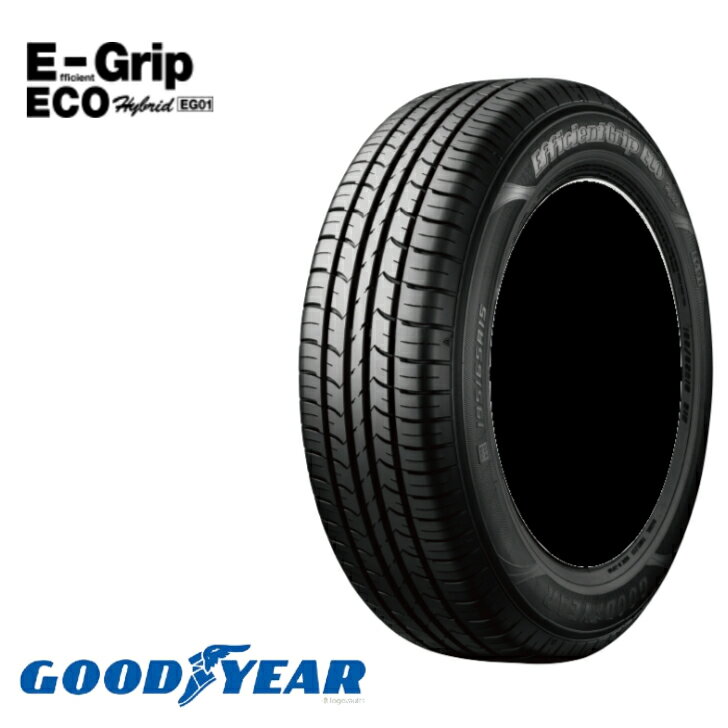 グッドイヤー エフィシエントグリップ エコ EG01 145/80R13 75S◆GOODYEAR Efficient Grip ECO EG01 低燃費タイヤ 軽自動車用サマータイヤ 1