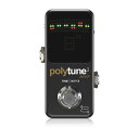 tc electronic ポリフォニック ミニ チューナー POLYTUNE 3 NOIR【国内正規品】