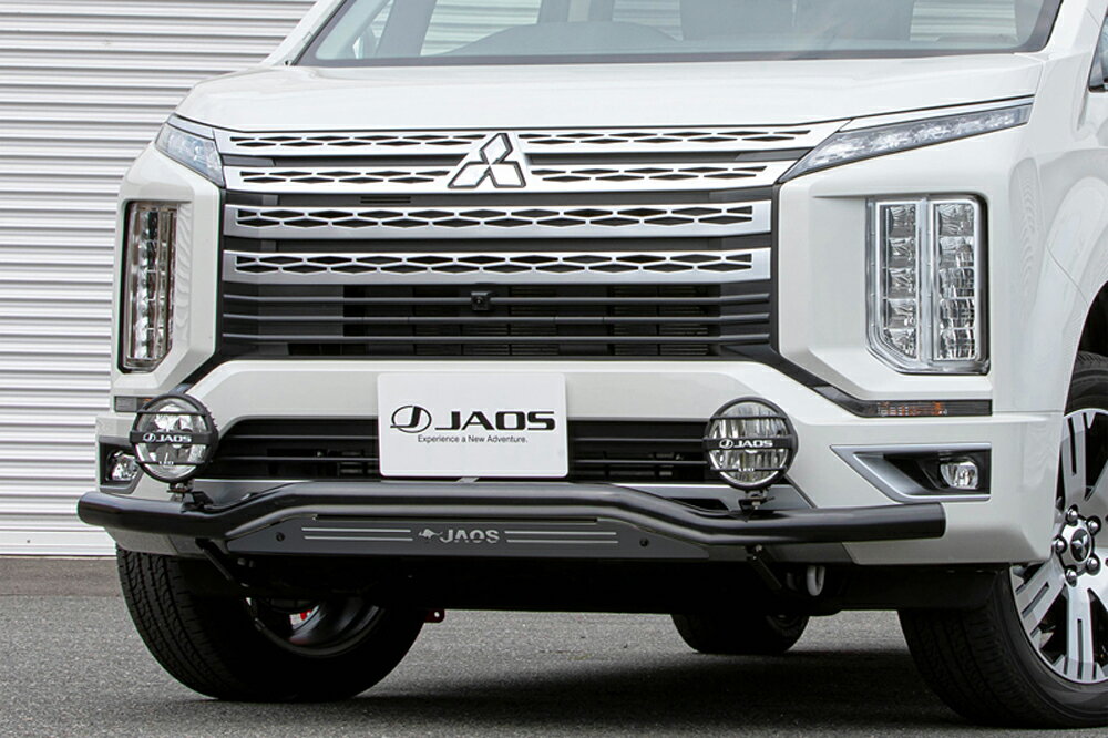 JAOS フロントスキッドバー ブラック／ブラック デリカ D:5　B150306D