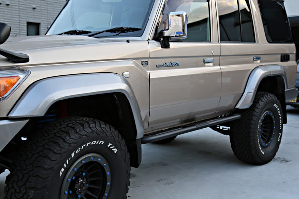 MOTORAGE（モトレージ） ランドクルーザー70系(再販車)型式/GRJ76Kオーバーフェンダー(Sサイズ)フロント35mm・リア25mm