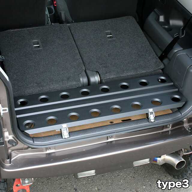 ジムニーJB23, JB33, JB43用 アピオ製 荷室フラットデッキ タイプ3（JB23/JB33/JB43）のサムネイル