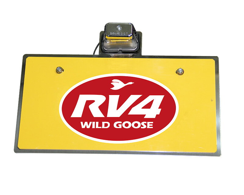 ジムニー用 LEDナンバー移動キット スリム・ステンレス（汎用）