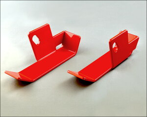 ジムニーJB23, JB33, JB43用 タニグチ製 リアショックガード・スチール赤 強化タイプ(JB23/JB33/JB43)