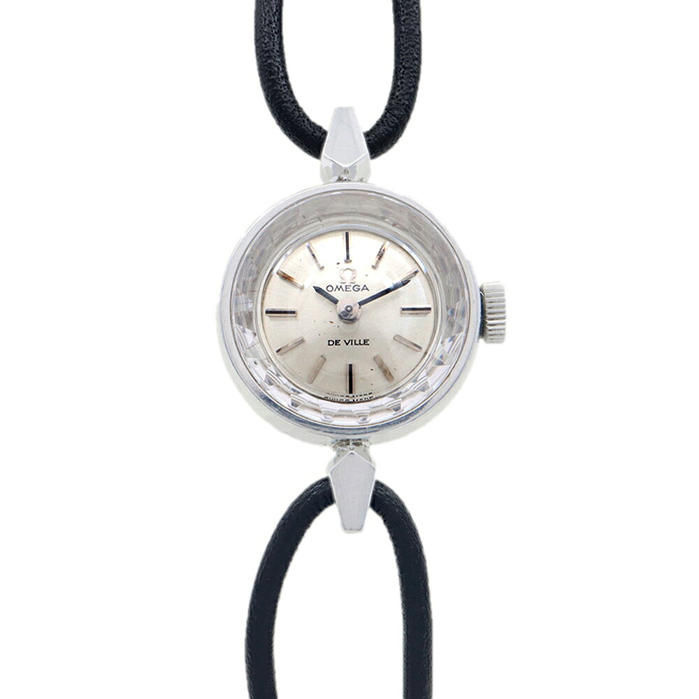 乐天商城 - OMEGA オメガ DeVille デビル カットガラス 511.167 Cal.484 17石 シルバー SS ステンレス レディース 手巻き アンティーク ヴィンテージ デヴィル【腕時計】【中古】