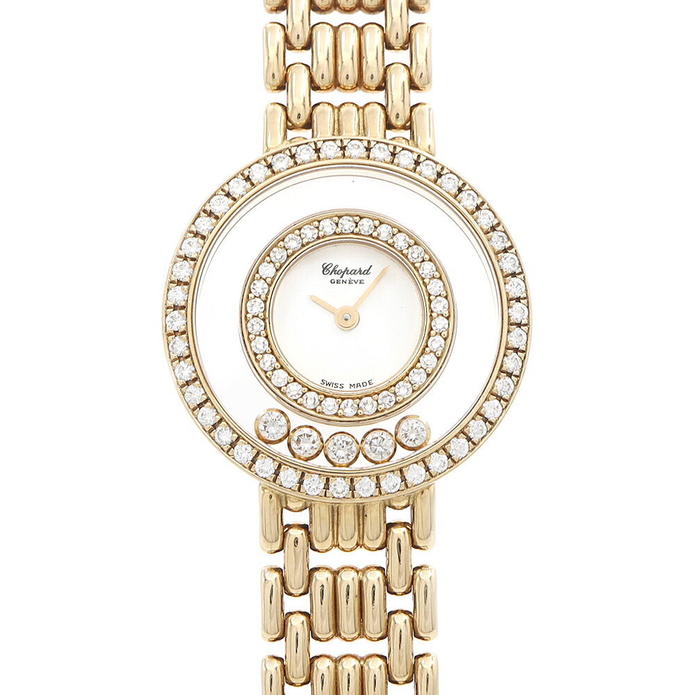 電池交換済 Chopard ショパール ハッピーダイヤモンド 20/6392 4119/1