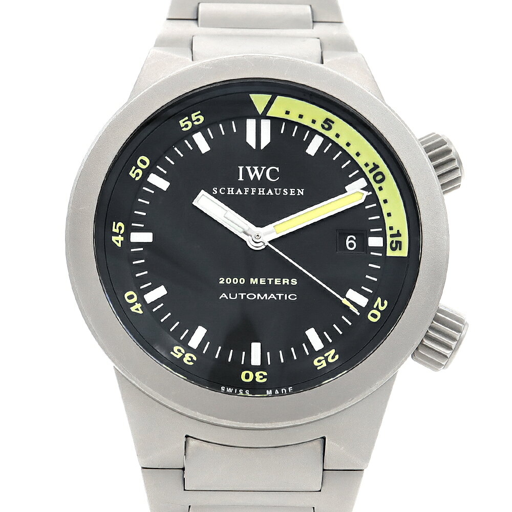 内部点検済 IWC インターナショナルウォッチカンパニー アクアタイマー 2000 IW353803 ...