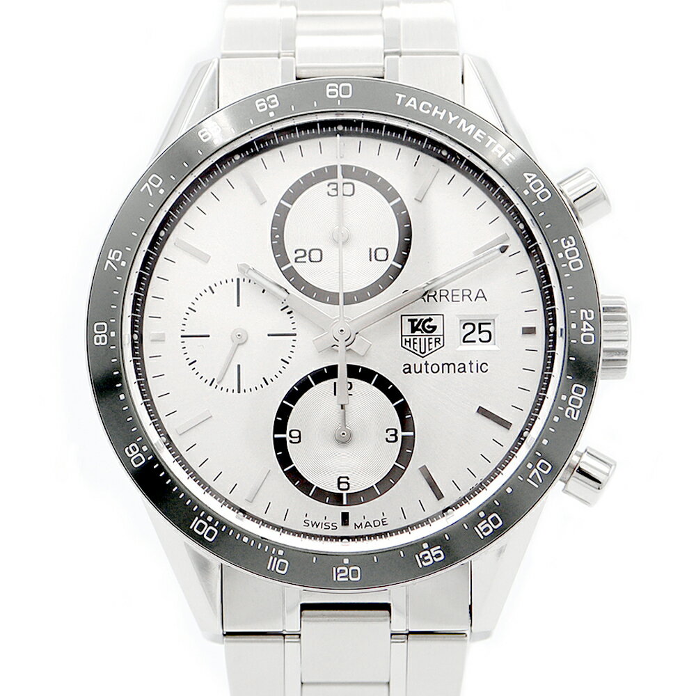 OH済 TAG Heuer タグホイヤー カレラ クロノグラフ CV2011 BA0786 裏スケ  ...