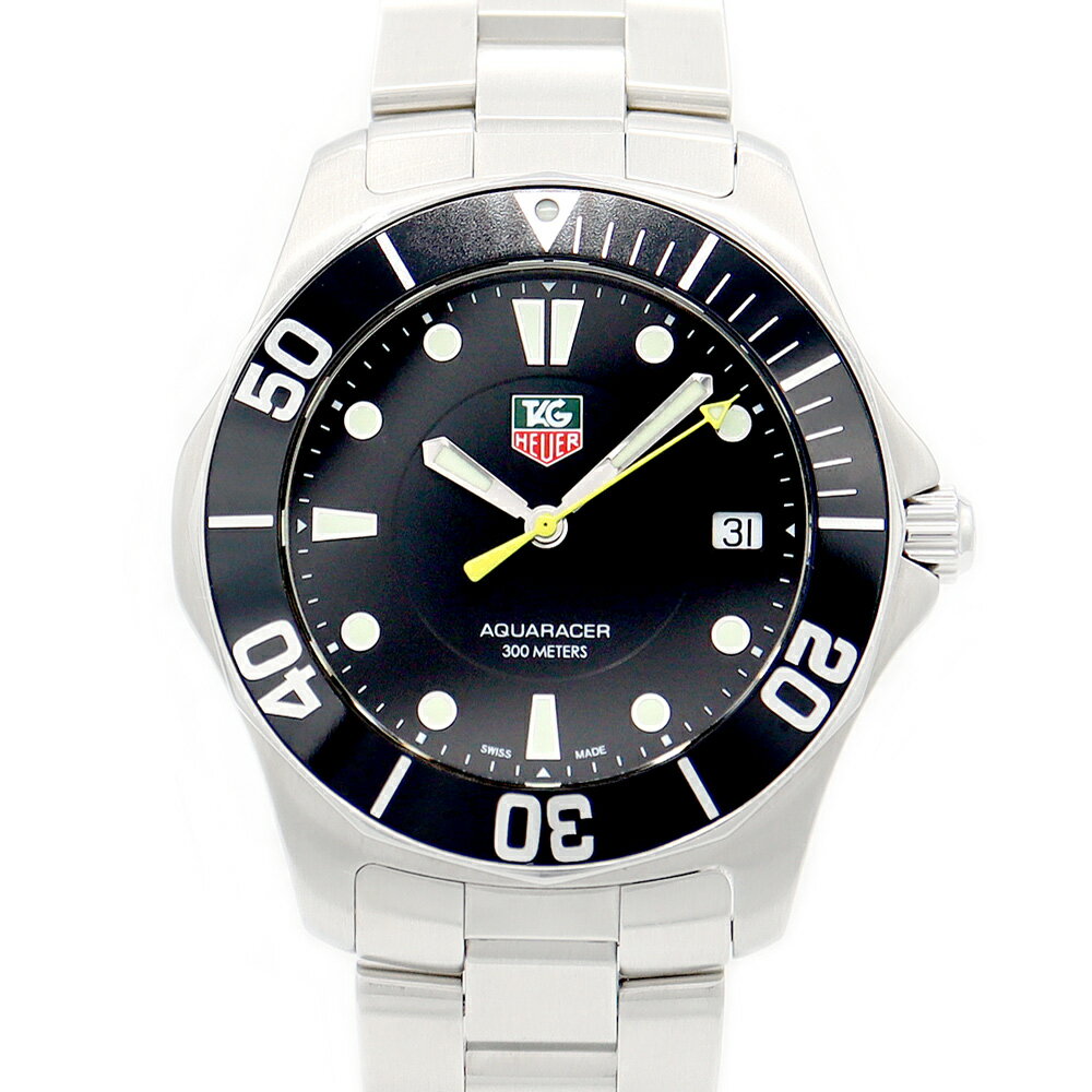 電池交換済 TAG Heuer タグホイヤー アクアレーサー WAB1110 BA0800 デイト  ...
