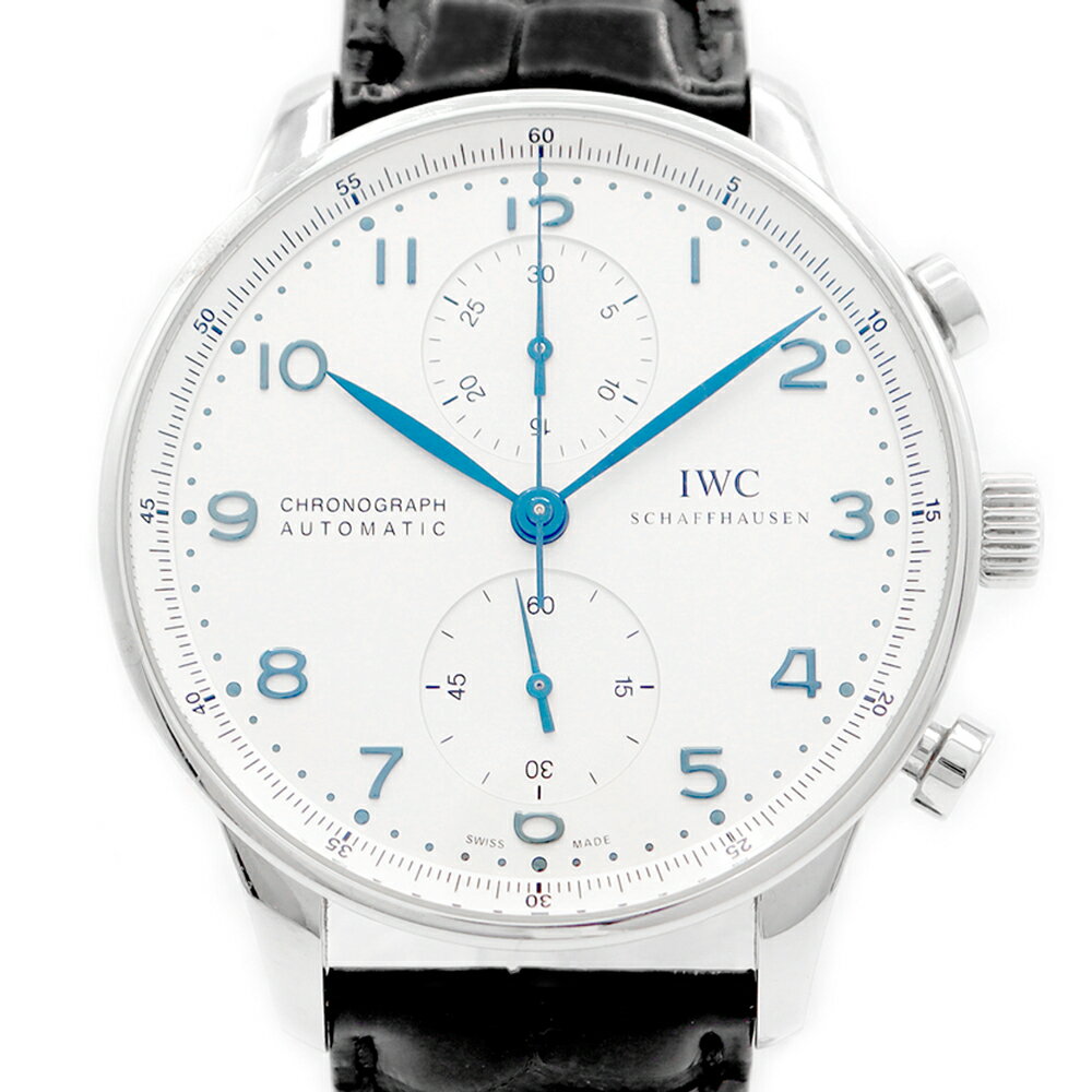 ギャラ有 IWC インターナショナルウォッチカンパニー ポルトギーゼ クロノグラフ IW371417 ...