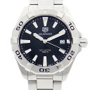 電池交換済 TAG Heuer タグホイヤー アクアレーサー WBD1110 BA0928 デイト  ...