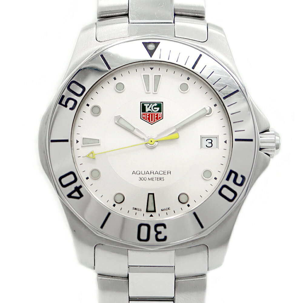 電池交換済 TAG Heuer タグホイヤー アクアレーサー WAB1111 BA0801 デイト  ...