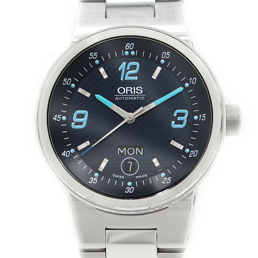 内部点検済 ORIS オリス ウィリアムズ F-1 635 7560 4165 デイデイト 裏スケ  ...