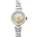 OMEGA オメガ 511.6175 Cal.484 17石 カットガラス ダイヤモンド 4Pダイヤ シルバー K14WG ホワイトゴールド SS ステンレス レディース 手巻き アンティーク ヴィンテージ【腕時計】【中古】(2)