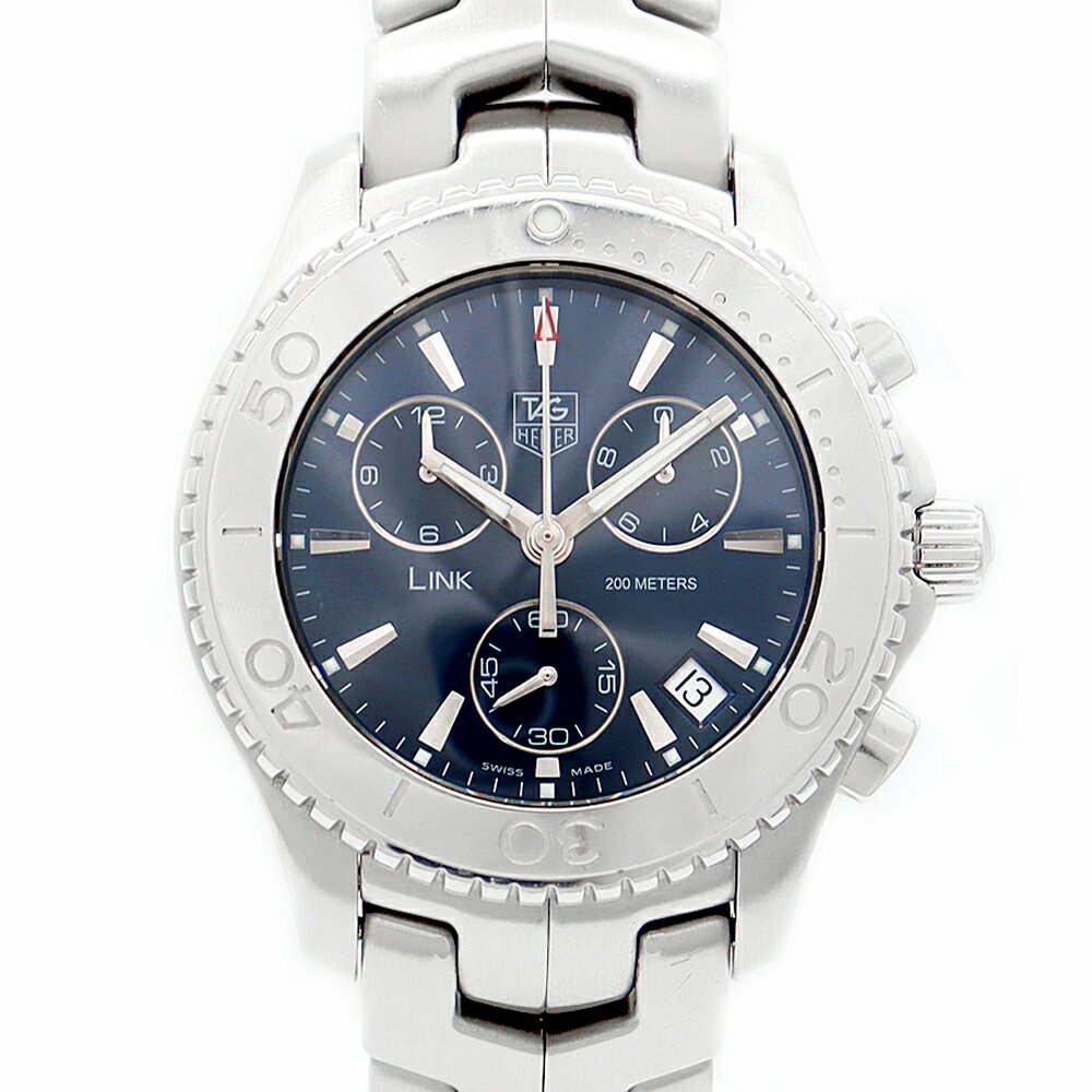 電池交換済 TAG Heuer タグホイヤー リンク クロノグラフ CJ1112 BA0576 デイ ...