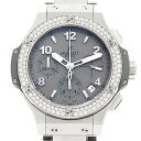 内部点検済 HUBLOT ウブロ ビッグバン クロノグラフ アールグレイ 342.ST.5010.S ...