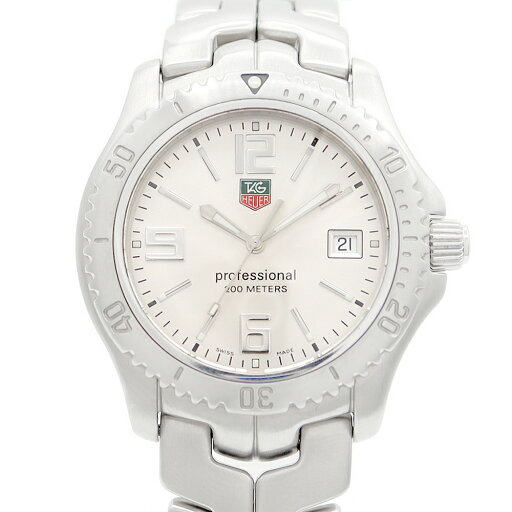 電池交換済 TAG Heuer タグホイヤー リンク プロフェッショナル WT1112 BA0550 200m防水 デイト シルバー SS ステンレス メンズ クォーツ【6ヶ月保証】【腕時計】【中古】 電池交換済 TAG Heuer タグホイヤー リンク プロフェッショナル WT1112 BA0550 200m防水 デイト シルバー SS ステンレス メンズ クォーツ【6ヶ月保証】【腕時計】【中古】
