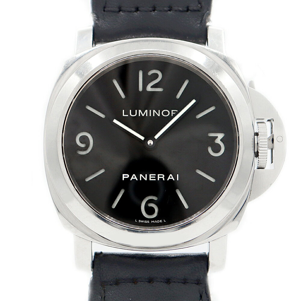 PANERAI パネライ ルミノール ベース PAM00112 K番 300m防水 黒 ブラック S ...
