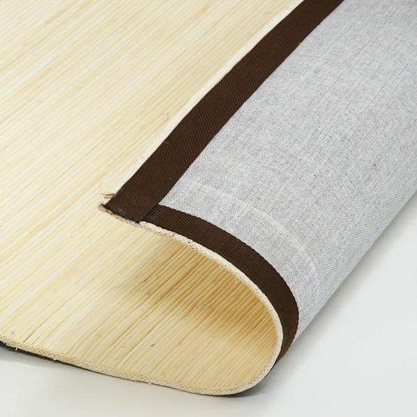 ラタンカーペット 夏用 籐むしろ 本間8帖サイズ(382×382cm) ひんやり涼しく快適 人と環境に優しいエコ素材創業100年 籐敷物専門メーカーの技術 ブリーチ(裏貼りタイプ) 籐幅3.3mm